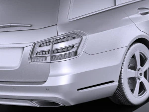 Mercedes-Benz E-class Estate 2015 vray 3D Model