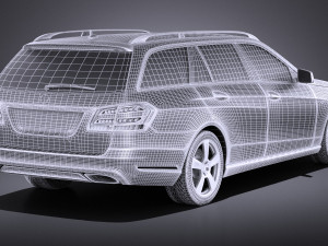 Mercedes-Benz E-class Estate 2015 vray Modello 3D