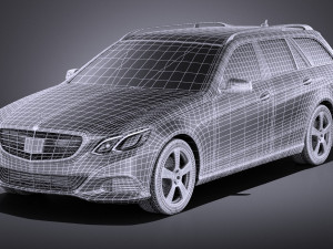 Mercedes-Benz E-class Estate 2015 vray Modello 3D