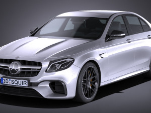 Mercedes-Benz E63 AMG 2017 3D मॉडल