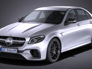 Mercedes-Benz E63 AMG 2017 3D Model