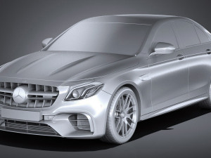 Mercedes-Benz E63 AMG 2017 Modelo 3D