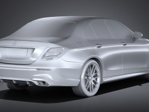 Mercedes-Benz E63 AMG 2017 Modelo 3D