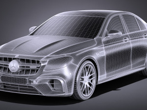 Mercedes-Benz E63 AMG 2017 Modelo 3D