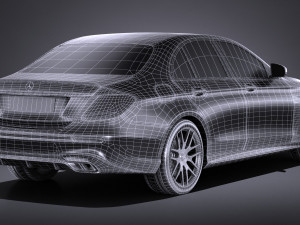 Mercedes-Benz E63 AMG 2017 Modelo 3D