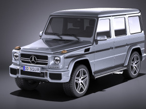 Mercedes-Benz G63 AMG 2015 vray 3D 모델