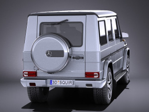 Mercedes-Benz G63 AMG 2015 vray 3D-Modell