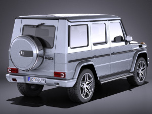 Mercedes-Benz G63 AMG 2015 vray 3D-Modell