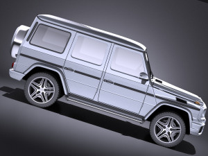 Mercedes-Benz G63 AMG 2015 vray 3D-Modell
