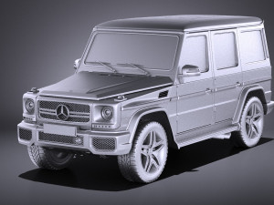 Mercedes-Benz G63 AMG 2015 vray 3D-Modell