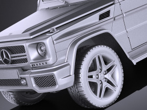 Mercedes-Benz G63 AMG 2015 vray 3D-Modell