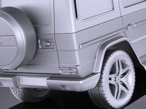 Mercedes-Benz G63 AMG 2015 vray 3D-Modell