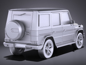 Mercedes-Benz G63 AMG 2015 vray 3D-Modell
