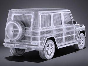 Mercedes-Benz G63 AMG 2015 vray 3D-Modell