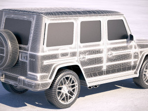 Mercedes-Benz G63 AMG 2019 3D 모델