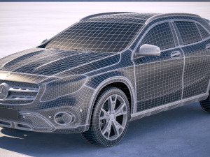 Mercedes-Benz GLA 2018 3Dモデル