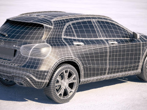 Mercedes-Benz GLA 2018 3Dモデル
