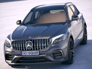 Mercedes-Benz GLC 63 S AMG 2018 3D Model