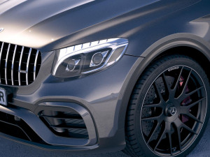 Mercedes-Benz GLC 63 S AMG 2018 3D Model