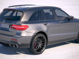 Mercedes-Benz GLC 63 S AMG 2018 3D Model