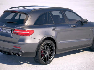 Mercedes-Benz GLC 63 S AMG 2018 3D Model
