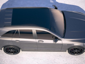 Mercedes-Benz GLC 63 S AMG 2018 3D Model