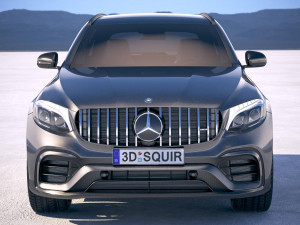 Mercedes-Benz GLC 63 S AMG 2018 3D Model