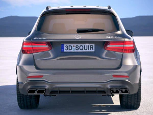 Mercedes-Benz GLC 63 S AMG 2018 3D Model