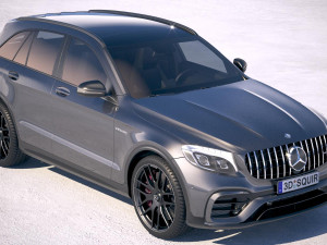 Mercedes-Benz GLC 63 S AMG 2018 3D Model