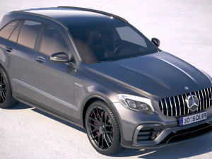 Mercedes-Benz GLC 63 S AMG 2018 3D Model