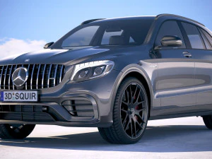 Mercedes-Benz GLC 63 S AMG 2018 3D Model