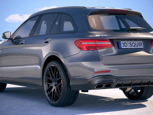 Mercedes-Benz GLC 63 S AMG 2018 3D Model
