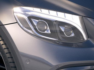 Mercedes-Benz GLC 63 S AMG 2018 3D Model