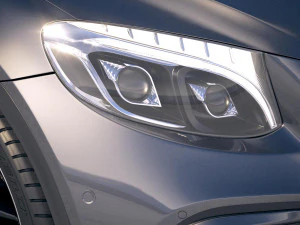 Mercedes-Benz GLC 63 S AMG 2018 3D Model