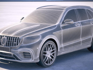 Mercedes-Benz GLC 63 S AMG 2018 3D Model