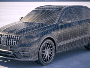 Mercedes-Benz GLC 63 S AMG 2018 3D Model