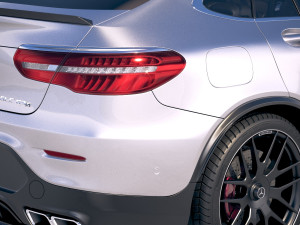 Mercedes-Benz GLC 63 S AMG Coupe 2018 Modèle 3D