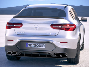 Mercedes-Benz GLC 63 S AMG Coupe 2018 Modèle 3D