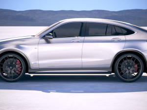 Mercedes-Benz GLC 63 S AMG Coupe 2018 Modèle 3D