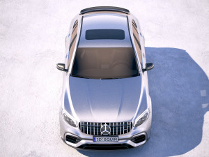 Mercedes-Benz GLC 63 S AMG Coupe 2018 Modèle 3D
