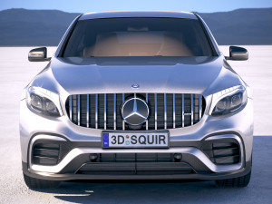 Mercedes-Benz GLC 63 S AMG Coupe 2018 Modèle 3D