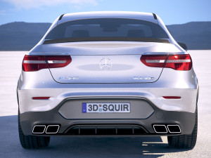 Mercedes-Benz GLC 63 S AMG Coupe 2018 Modèle 3D