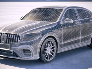 Mercedes-Benz GLC 63 S AMG Coupe 2018 Modèle 3D