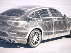 Mercedes-Benz GLC 63 S AMG Coupe 2018 Modèle 3D