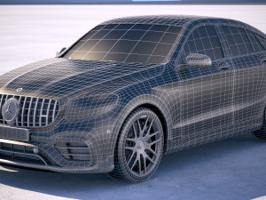 Mercedes-Benz GLC 63 S AMG Coupe 2018 Modèle 3D