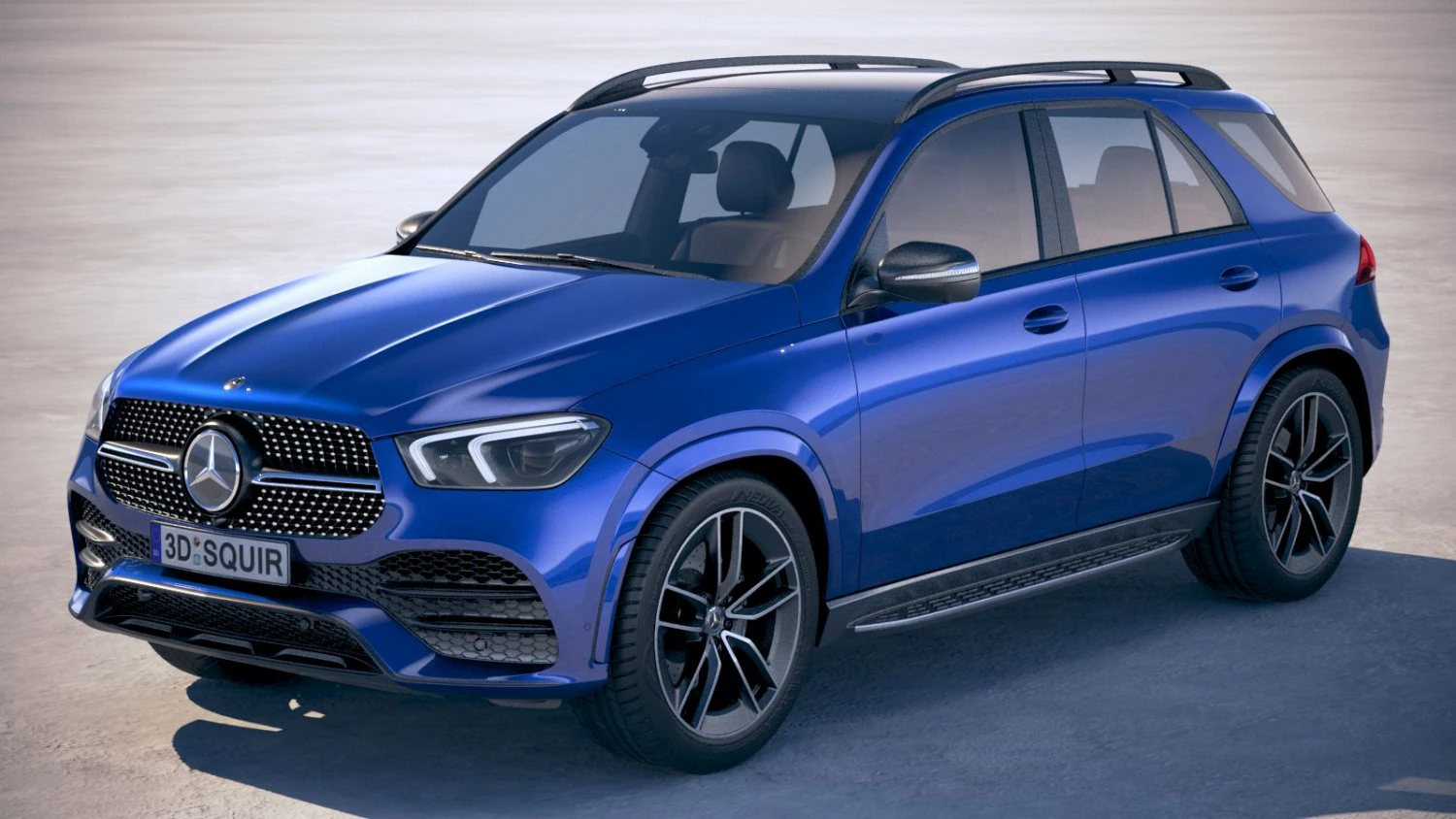Mercedes-Benz GLE AMG 2020 3D Model .c4d .max .obj .3ds .fbx .stl .blend 