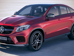 Mercedes-Benz GLE AMG Coupe 2018 3D Model