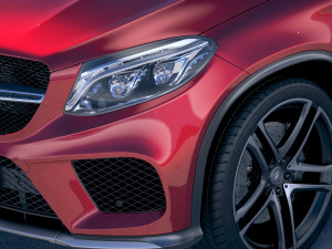 Mercedes-Benz GLE AMG Coupe 2018 Modelo 3D