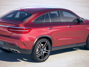 Mercedes-Benz GLE AMG Coupe 2018 Modelo 3D