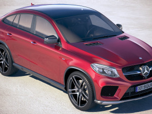 Mercedes-Benz GLE AMG Coupe 2018 Modelo 3D
